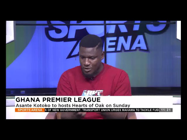 ⁣Ghana Premier League: Asante Kotoko to host Hearts of Oak on Sunday  Sports Arena on Adom TV