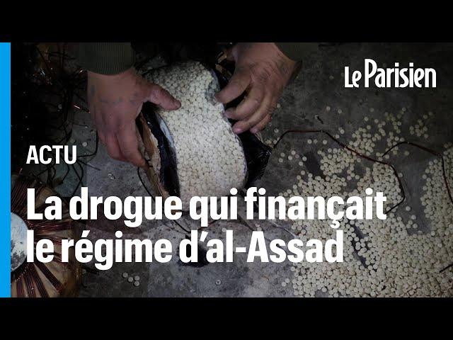 ⁣Des millions de pilules de Captagon retrouvées dans des hangars du régime d'al-Assad