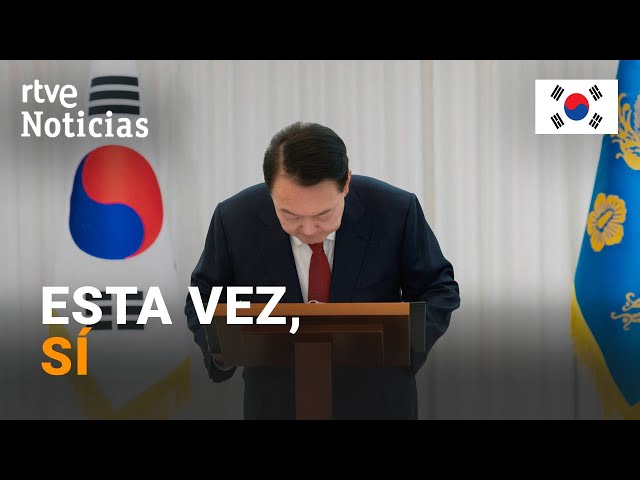 ⁣COREA DEL SUR: El PARLAMENTO DESTITUYE al PRESIDENTE SURCOREANO YOON SUK YEOL | RTVE Noticias