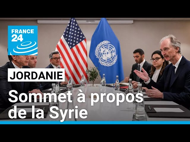 ⁣Le chef de la diplomatie française en Jordanie pour discuter de la Syrie • FRANCE 24