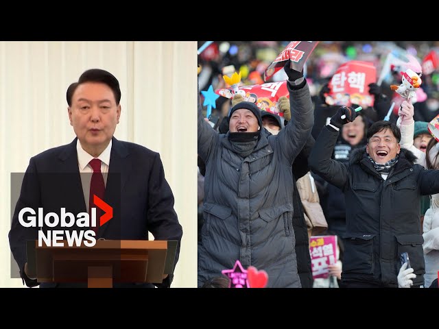 ⁣South Korean president impeached, but remains defiant: "I will never give up"