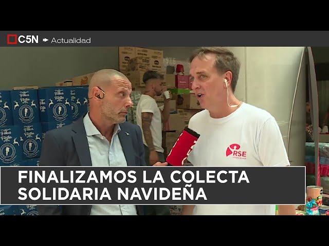 ⁣FINALIZAMOS LA COLECTA SOLIDARIA NAVIDEÑA: "MUCHAS FAMILIAS TIENEN EL PLATO DE COMIDA ASEGURADO