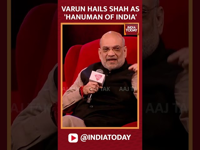 ⁣Varun Dhawan Says Amit Shah Is 'Hanuman Of India' #agendaaajtak #amitshah #varundhawan #sh