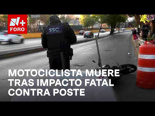 ⁣Tragedia en Circuito Interior: Motociclista muere tras chocar contra poste - Sábados de N+ FORO