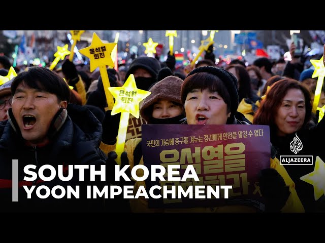 ⁣South Korea's Yoon defiant after impeachment over martial law bid