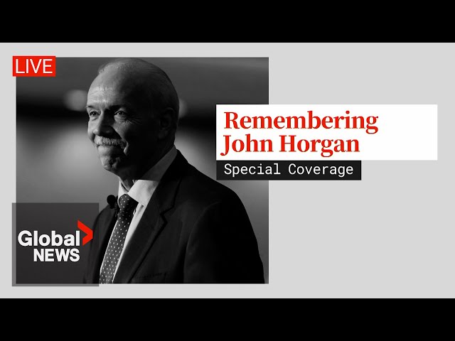 ⁣John Horgan funeral: Former BC premier honoured at provincial state memorial | LIVE