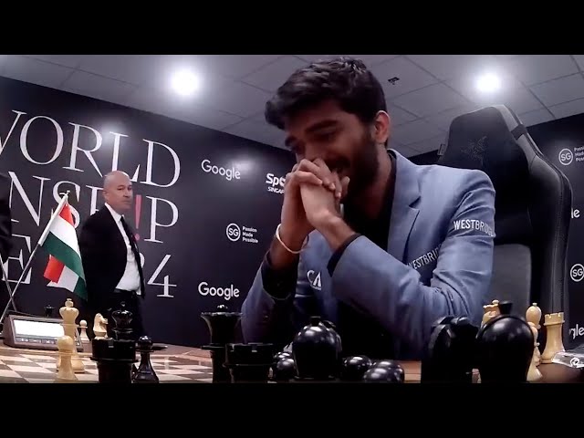 ⁣18-year-old cries after becoming youngest-ever World Chess Champion