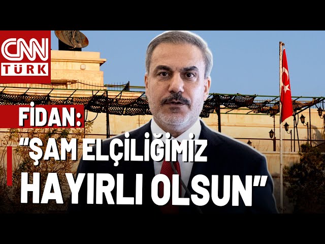 ⁣Hakan Fidan'dan Dikkat Çeken Paylaşım! "Şam Büyükelçiliğimiz Hayırlı Olsun"