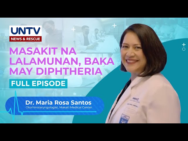 ⁣Pagsakit at pamamaga ng lalamunan; alamin kung ano ang Diphtheria, at paano ito maiiwasan.