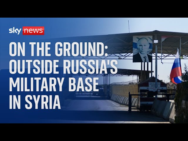 ⁣Sky News reports from one of Russia's military bases in Syria