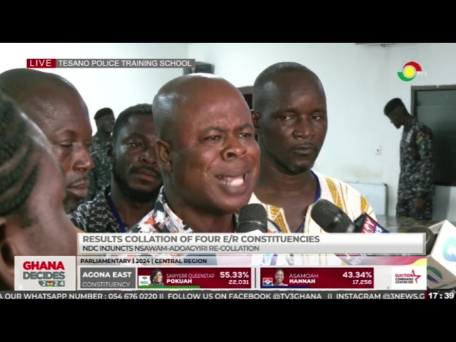 ⁣#GhanaDecides2024: Results collation of four ER Constituencies.