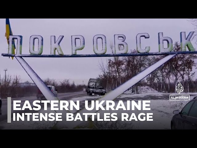 ⁣Intense battles rage around Eastern Ukraine's strategic town of Pokrovsk