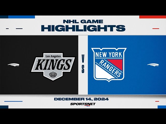 ⁣NHL Highlights | Kings vs. Rangers - December 14, 2024