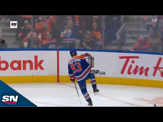 ⁣Ryan Nugent-Hopkins Puts Oilers On Board After Vegas' Missed Chance