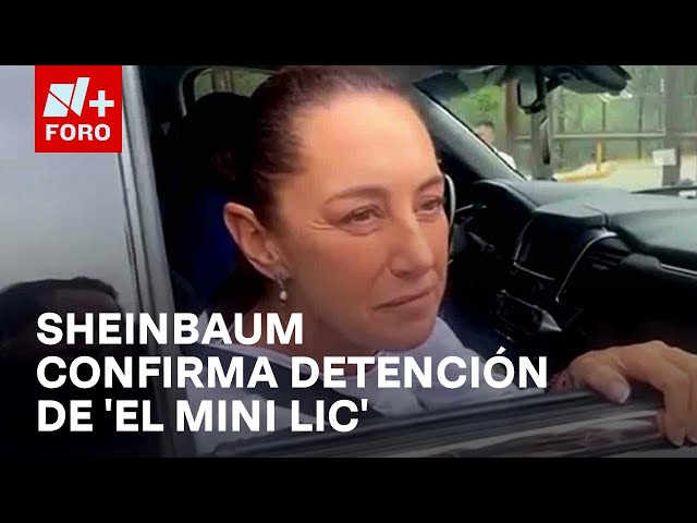 ⁣Claudia Sheinbaum confirma detención de Dámaso López "El Mini Lic" en EE. UU. - Las Notici