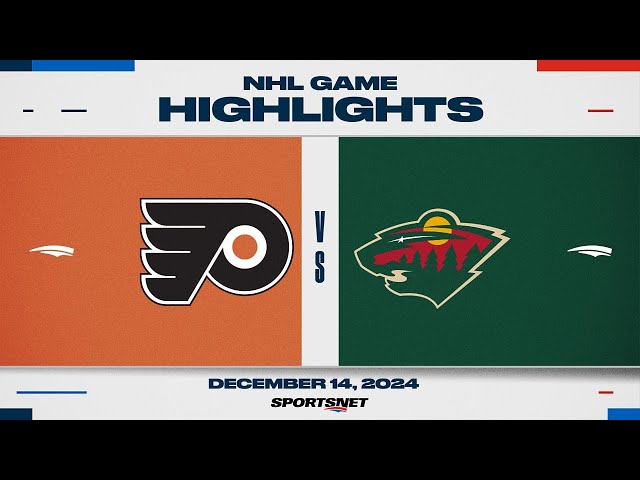 ⁣NHL Highlights | Flyers vs. Wild- December 14, 2024