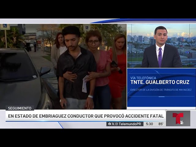 ⁣Joven involucrado en accidente en Mayagüez estaba bajo los efectos del alcohol