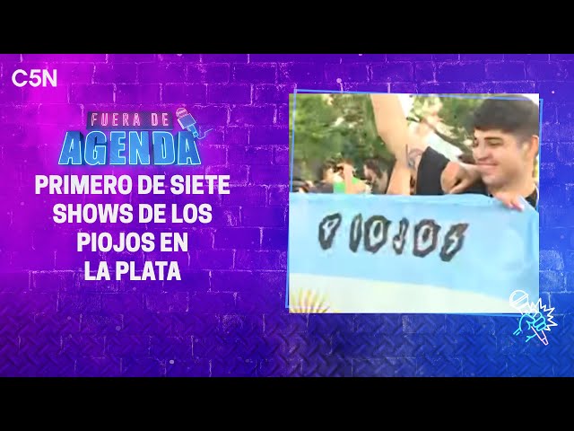 ⁣FUERA DE AGENDA en la previa del primer SHOW de LOS PIOJOS luego de 15 años