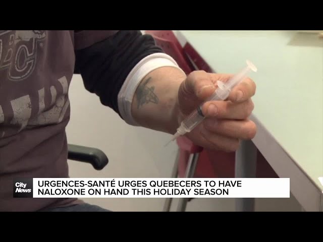 ⁣Urgences-Santé urges Quebecers to have Naloxone on hand during holidays