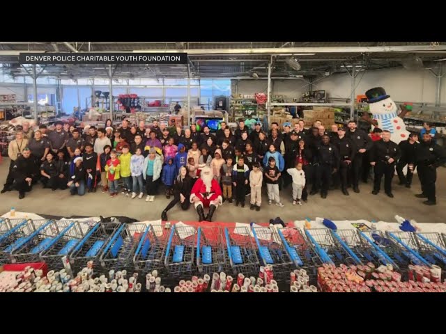 ⁣Dozens of children got to "Shop with a Cop" in Denver