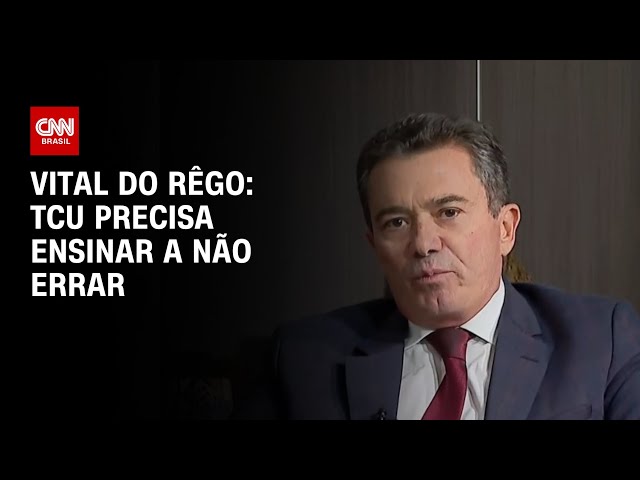 ⁣Vital do Rêgo: TCU precisa ensinar a não errar | CNN ENTREVISTAS