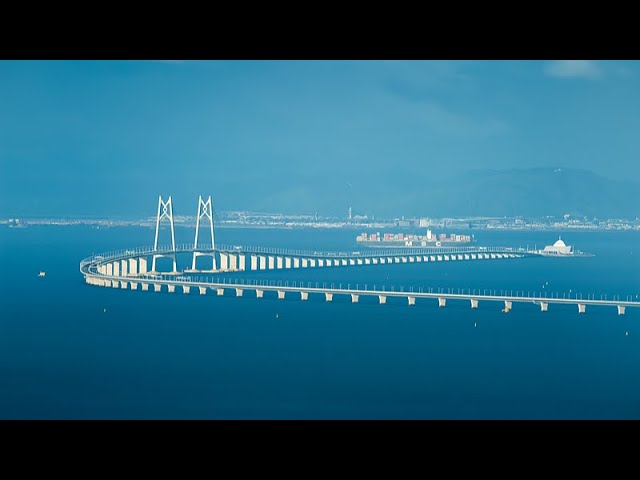 ⁣Live: View of Hong Kong-Zhuhai-Macao Bridge