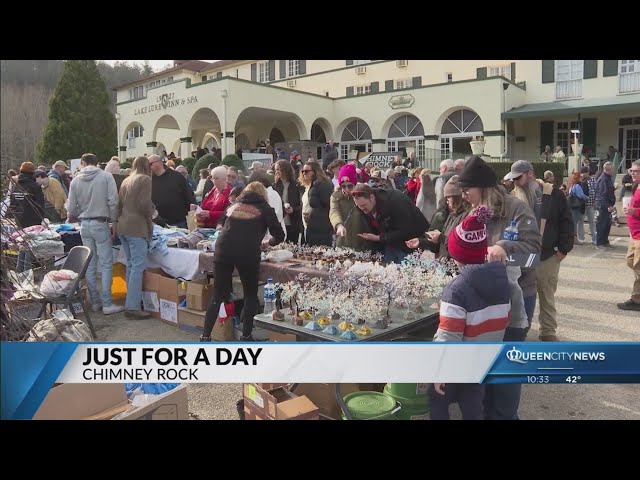 ⁣Chimney Rock reopens for one day event to support western NC businesses