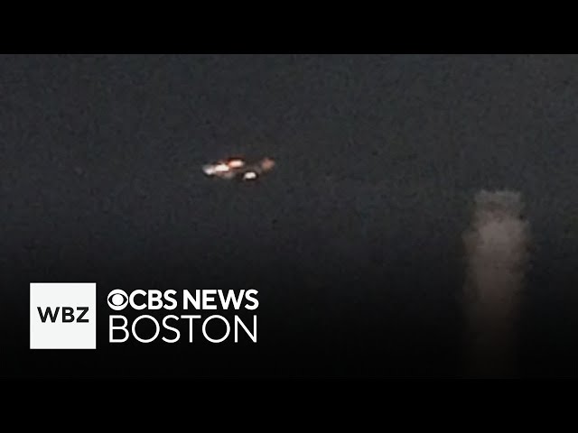 ⁣Drone sighting reported by JFK Library in Boston