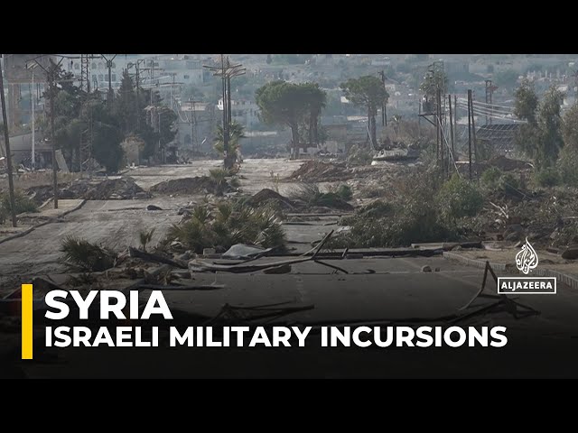 ⁣Israeli forces destroy streets, water networks in Syria's Quneitra