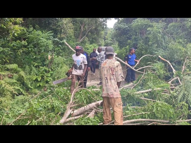 ⁣Voici les dégâts causés par le cyclone chido dans la région de Djando Moheli