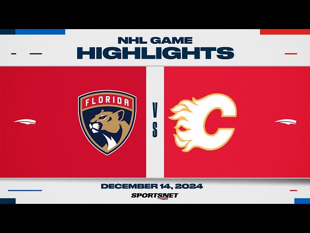 ⁣NHL Highlights | Panthers vs. Flames - December 14, 2024