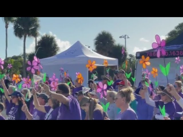 ⁣Florida Keys residents gather for Walk to End Alzheimer's