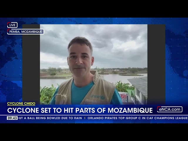 ⁣Cyclone Chido | Cyclone set to sit parts of Mozambique