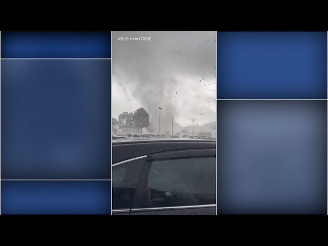 ⁣Tornado in Northern California flips cars, sends several to hospital