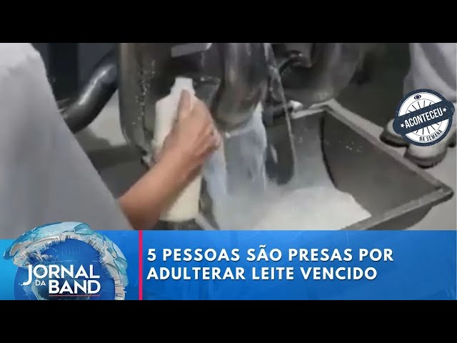 ⁣Aconteceu na Semana | Cinco são presos por adulterar leite vencido com produtos químicos