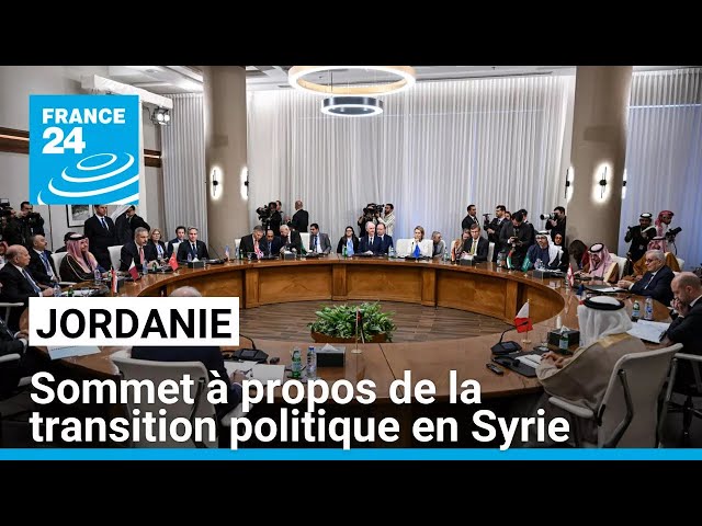 ⁣Sommet en Jordanie sur la Syrie : transition politique après la chute du président Assad