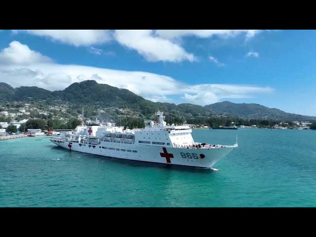 ⁣Chinese naval hospital ship leaves Djibouti for Sri Lanka