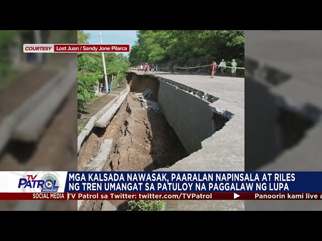 ⁣15 bahay nasira, nasa 200 residente inilikas matapos magkabitak-bitak ang lupa sa Lopez, Quezon