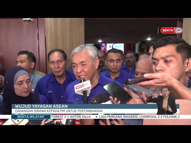 ⁣15 DIS 2024 - BERITA WILAYAH- WUJUD YAYASAN ASEAN CADANGAN DIBAWA KEPADA PM UNTUK PERTIMBANGAN