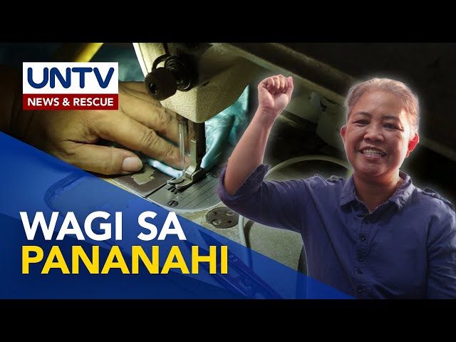 ⁣Solo mother na namasukan bilang mananahi ng 18 taon, ngayon ay may sariling patahian na | Laban Lang