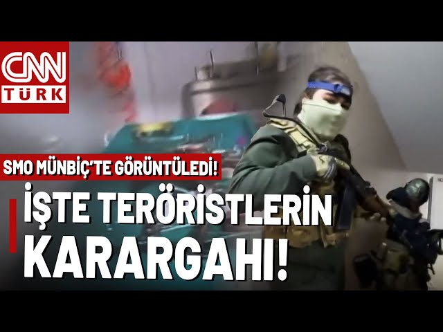 ⁣İşte PKK'nın Yeraltı Hastanesi! SMO, PKK/YPG'nin Münbiç'teki Karargahını Böyle Görünt