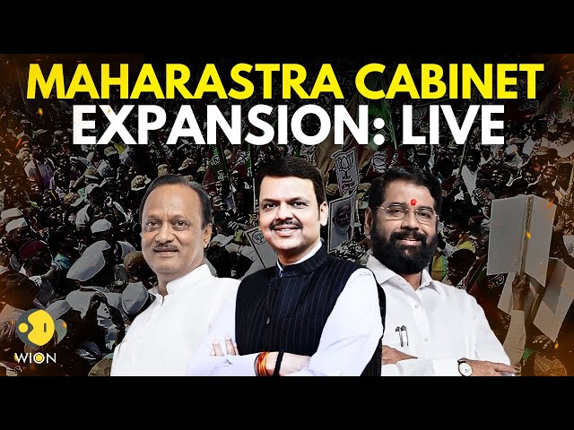 ⁣Maharastra Election Live: Maharashtra Cabinet Expansion | Fadnavis |  Shinde | Ajit Pawar | WION