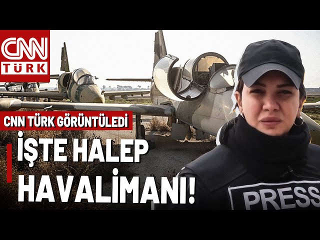 ⁣Bu Uçaklar Muhaliflerin Elinde! Fulya Öztürk Halep Havalimanı'ndan Aktardı