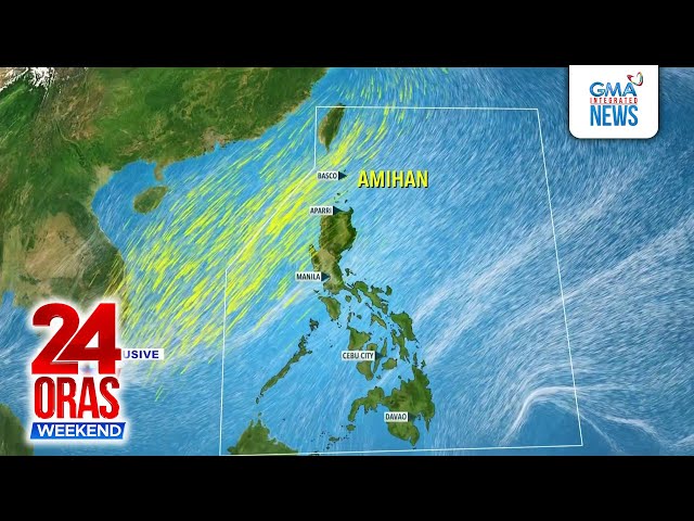 ⁣ITCZ, Amihan, at Shear Line nagpapaulan sa ilang bahagi ng bansa | 24 Oras Weekend