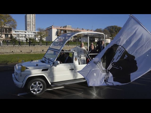 ⁣Le pape François en Corse ce dimanche pour une visite-éclair