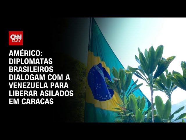 ⁣Américo: Diplomatas brasileiros dialogam com a Venezuela para liberar asilados em Caracas | AGORA