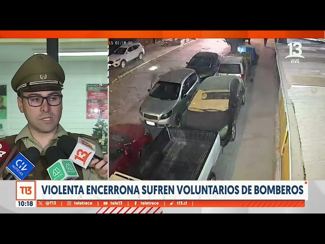 ⁣Violenta encerrona sufren voluntarios de bomberos