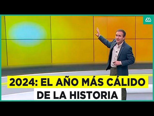 ⁣2024 es el año más cálido de toda la historia