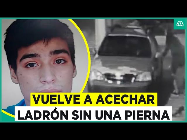 ⁣Vuelve a acechar ladrón sin una pierna: Tiene solo 18 años