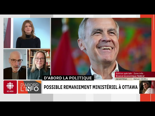 ⁣D'abord la politique avec Yves Malo et Valérie Gaudreau | D'abord l'info